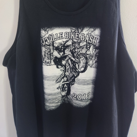 Mens J'Ville Bike Bash 2013 Graphic Tank Size 2Xl - Picture 5 of 7